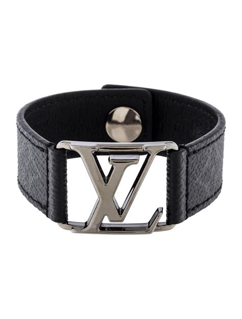 men louis vuitton earrings|louis vuitton men's leather bracelet.